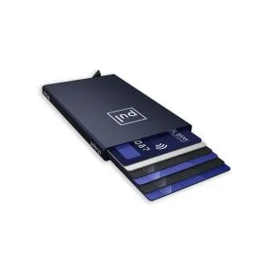 ZEN Porte Carte Pop Up Bleu marine