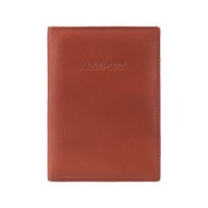 Porte-Passeport RFID Visconti en Cuir Nappa marron