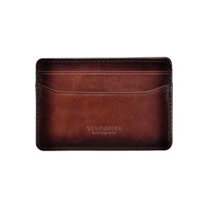 Visconti Evan Porte-cartes en cuir élégant Tan 