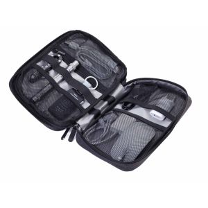 Troika Sac de rangement pour accessoires électroniques Gris