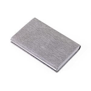 Troika Marble Safe Porte-cartes en métal recouvert de cuir