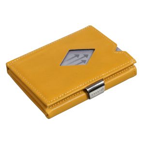 Exentri Petit Portefeuille Minimaliste en Cuir Sunflower
