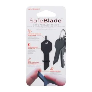 SafeBlade Coupe-boîte KeySmart, noir