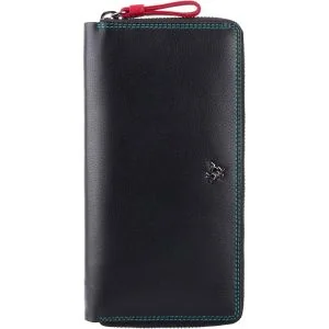 Visconti Iris - Portefeuille Zippé en Cuir Multicolore