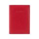 Visconti Portefeuille passeport en cuir de qualité supérieure rouge