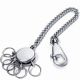 Troika Patent Chain Porte-clés mousqueton avec chaîne